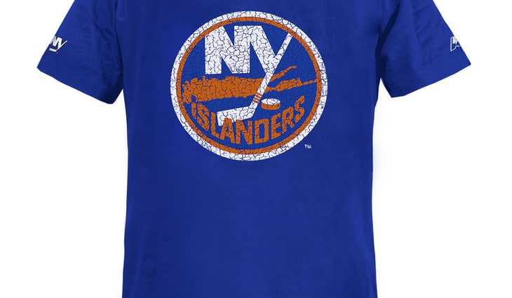 30390 Футболка New York Islanders, син., XS - фото №1