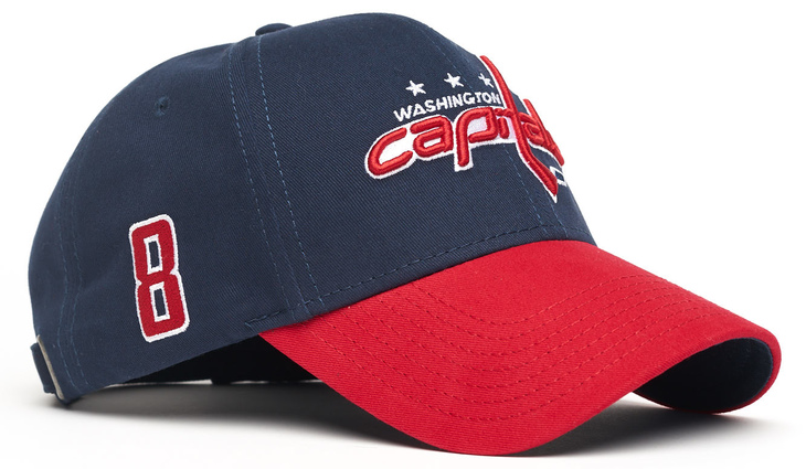 31314 Бейсболка Washington Capitals №8, син.-красн., 55-58 - фото №1