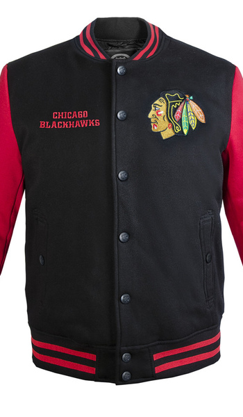 57420 Куртка трикотажная Chicago Blackhawks - фото товара №1