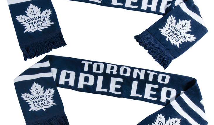 59232 Шарф Toronto Maple Leafs, - фото №1