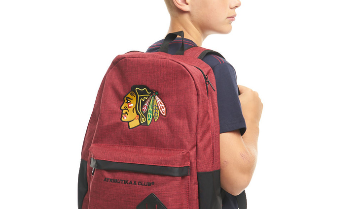 58053 Рюкзак Chicago Blackhawks, - фото №3