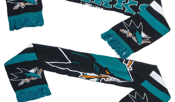 59300 Шарф San Jose Sharks - фото №1