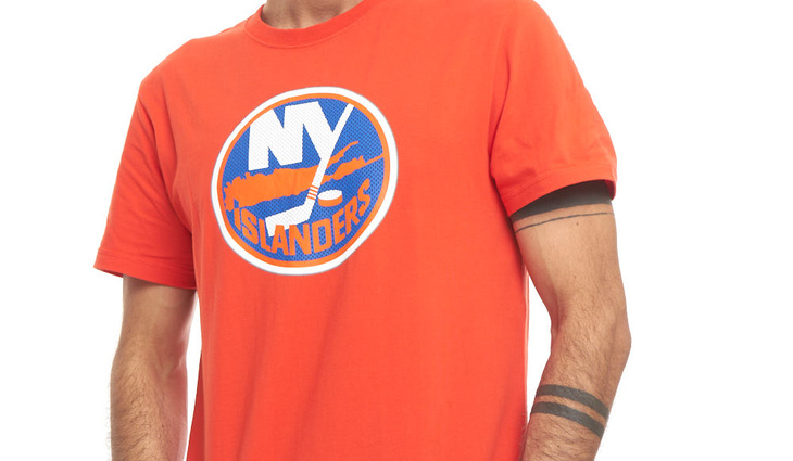 309300 Футболка New York Islanders, оранж., S (ТМ ATRIBUTIKA&CLUB) - фото №1