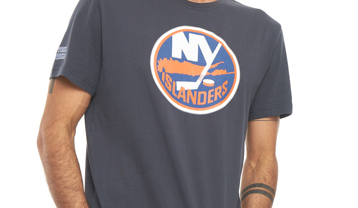 309310 Футболка New York Islanders, сер., M (ТМ ATRIBUTIKA&CLUB) - фото №1