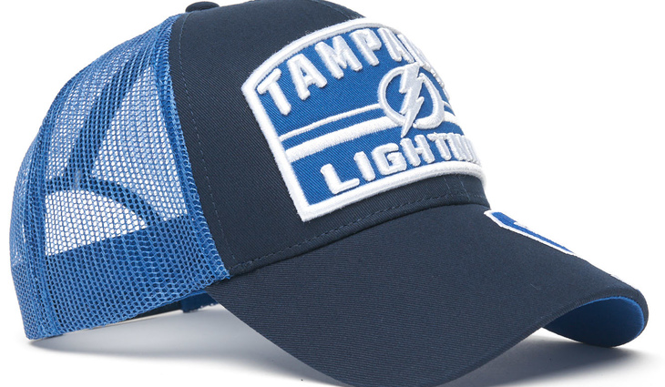31433 Бейсболка Tampa Bay Lightning №91, син.-голуб., 55-58 - фото №2