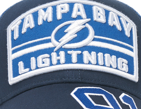 31433 Бейсболка Tampa Bay Lightning №91, син.-голуб., 55-58 - фото товара №3