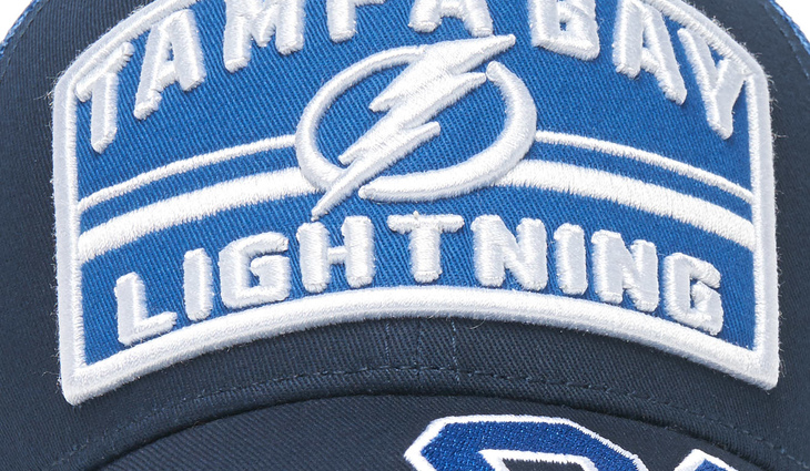 31433 Бейсболка Tampa Bay Lightning №91, син.-голуб., 55-58 - фото №3