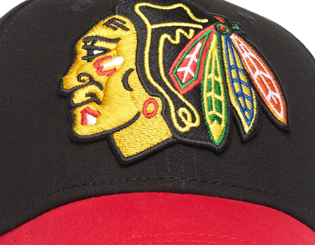 31346 Бейсболка Chicago Blackhawks №19, черн.-красн., 55-58 - фото товара №3