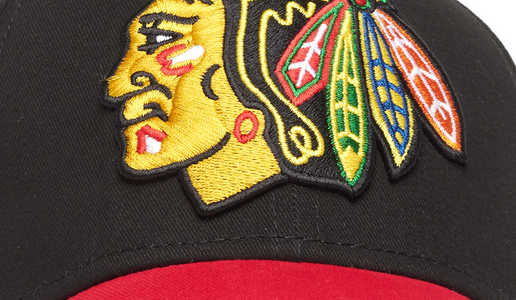 31346 Бейсболка Chicago Blackhawks №19, черн.-красн., 55-58 - фото №3