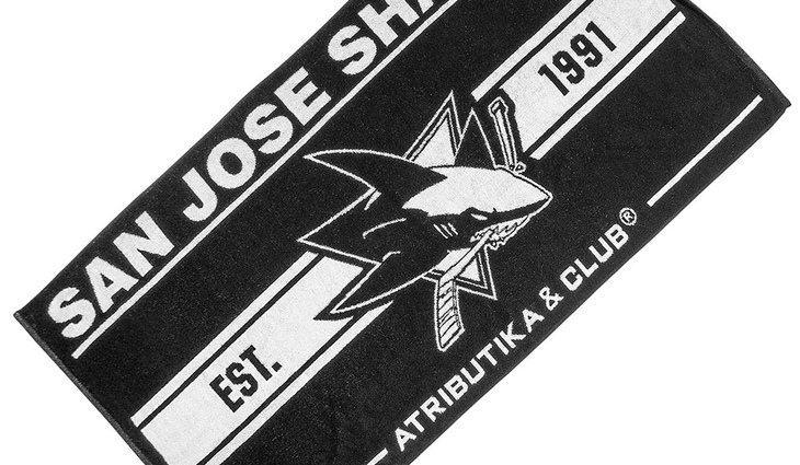 Полотенце 0813 SAN JOSE SHARKS - фото №1