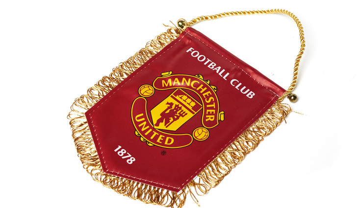 158200 Вымпел малый Manchester United, - фото №1