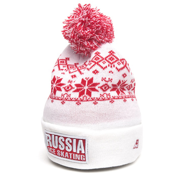 11427 Шапка RUSSIA ICE SKATING, - фото товара №1
