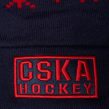 18976 Шапка ХК ЦСКА, - фото товара №3