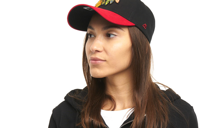 31347 Бейсболка Chicago Blackhawks №7, черн.-красн., 55-58 (ТМ ATRIBUTIKA&CLUB) - фото №7