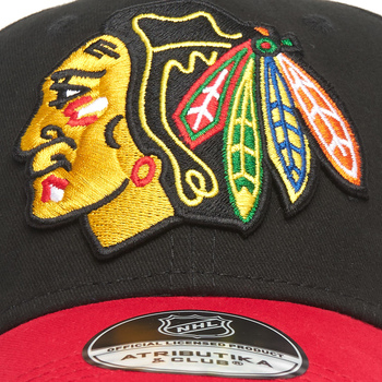 31347 Бейсболка Chicago Blackhawks №7, черн.-красн., 55-58 (ТМ ATRIBUTIKA&CLUB) - фото товара №3