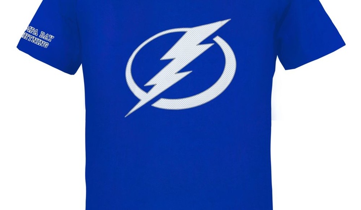 309440 Футболка Tampa Bay Lightning, св.-син., XS (ТМ ATRIBUTIKA&CLUB) - фото №1