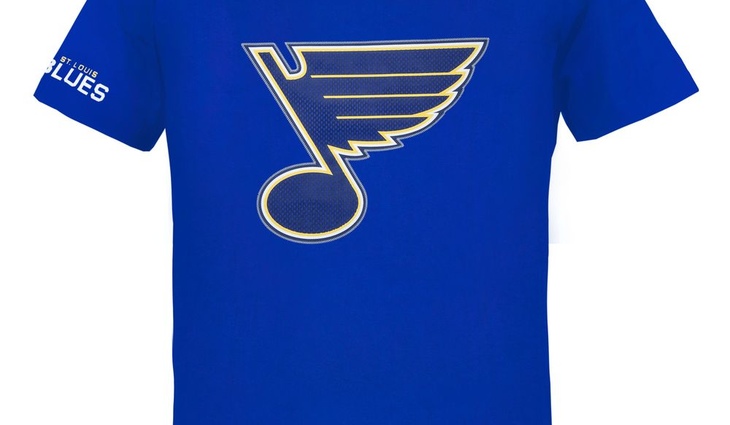 309460 Футболка Saint Louis Blues, св.-син., XXL (ТМ ATRIBUTIKA&CLUB) - фото №1