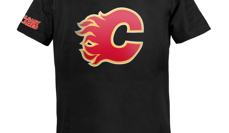 31900 Футболка Calgary Flames, черн., XL (ТМ ATRIBUTIKA&CLUB) - фото №1