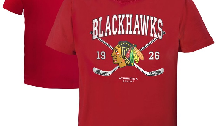 32110 Футболка Chicago Blackhawks, - фото №1