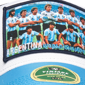 207361 Бейсболка VF ARGENTINA, бел.+ голуб.+син., 55-58 (ТМ ATRIBUTIKA&CLUB) - фото товара №3