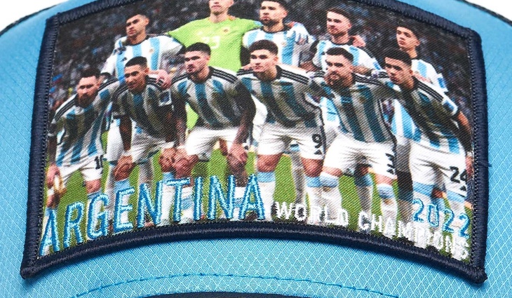207375 Бейсболка VF ARGENTINA, голуб.-син., 55-58 (ТМ ATRIBUTIKA&CLUB) - фото №3