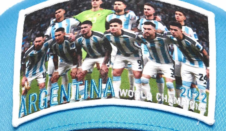 207377 Бейсболка VF ARGENTINA, голуб.-син.-бел., 55-58 (ТМ ATRIBUTIKA&CLUB) - фото №3