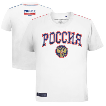 138520 Футболка Россия, бел., XXXL (ТМ ATRIBUTIKA&CLUB) - фото товара №1