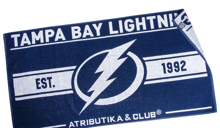 791328 (0815) Полотенце Tampa Bay Lightning - фото №1