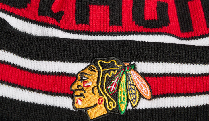 59392 Шапка Chicago Blackhawks, - фото №3