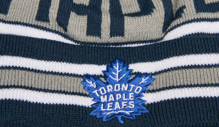 59391 Шапка Toronto Maple Leafs, - фото №3