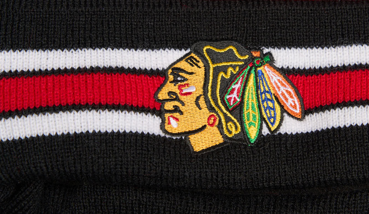 59393 Шапка Chicago Blackhawks, - фото №3