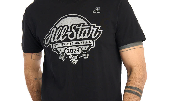 138240/ Футболка KHL ALL STAR 2023, - фото №1