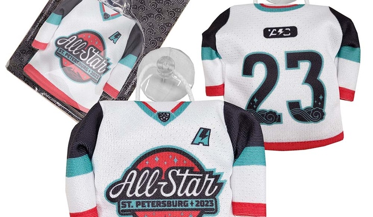 19846 Хоккейный сувенир Мини-свитер KHL ALL STAR 2023 - фото №1