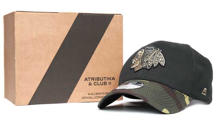 32258 Бейсболка Chicago Blackhawks - фото №3
