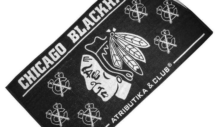0811 Полотенце Chicago Blackhawks, - фото №5