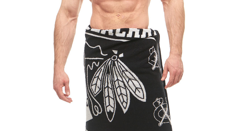 0811 Полотенце Chicago Blackhawks, - фото №4