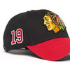 31346 Бейсболка Chicago Blackhawks №19, черн.-красн., 55-58 - small фото - 1