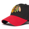 31346 Бейсболка Chicago Blackhawks №19, черн.-красн., 55-58 - small фото - 2
